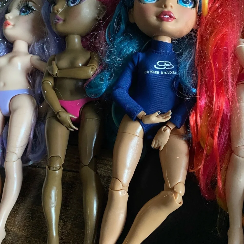 5 Rainbow High Colorful Fashion Dolls Pinkie James Amaya Holly Daria Violet